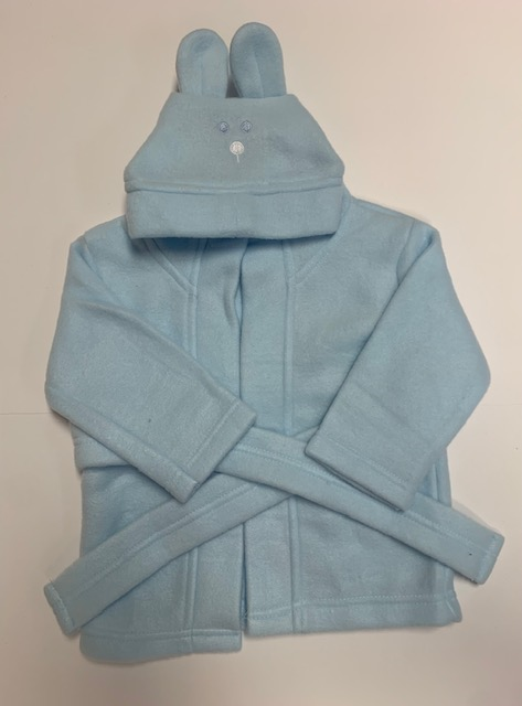 Baby Blue Bunny Robe