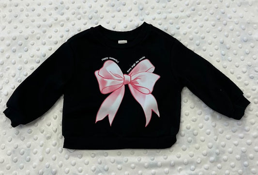 Black Bow Sweatshirt