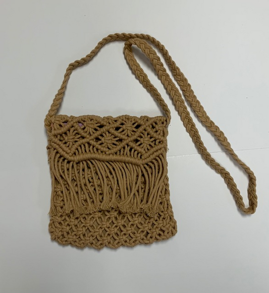 Brown Crochet Purse