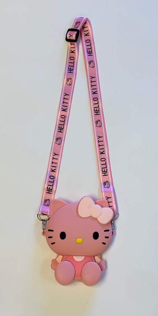 Dk Pink Kitty Purse