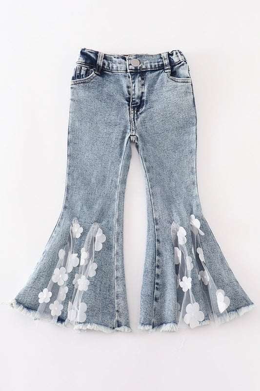 Lace Denim Jeans