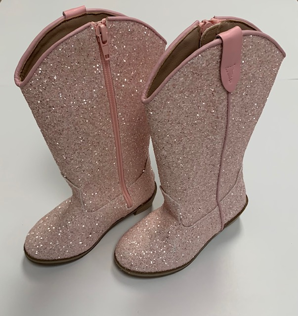 Pink Sparkle Boots